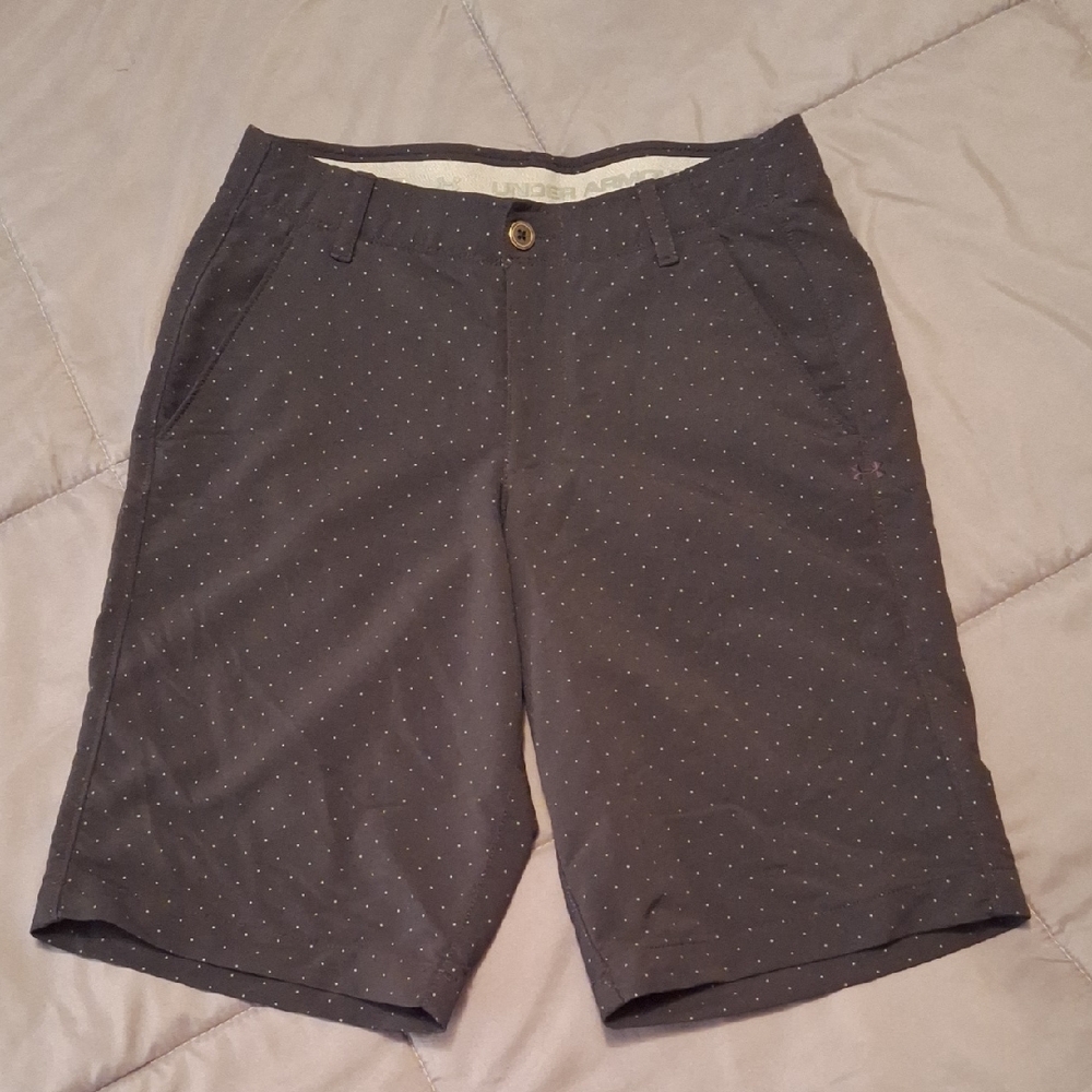 Under Armour Dark Gray Men's Shorts with Dots